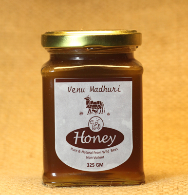 Pure & Natural Honey - 325gm (Glass Bottle)